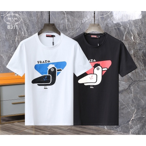 Cheap Prada T-Shirts Short Sleeved For Men #1207271 Replica Wholesale [$29.00 USD] [ITEM#1207271] on Replica Prada T-Shirts