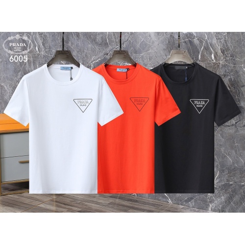 Cheap Prada T-Shirts Short Sleeved For Men #1207280 Replica Wholesale [$29.00 USD] [ITEM#1207280] on Replica Prada T-Shirts