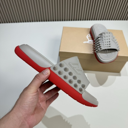 Cheap Christian Louboutin CL Slippers For Men #1207306 Replica Wholesale [$60.00 USD] [ITEM#1207306] on Replica Christian Louboutin CL Slippers