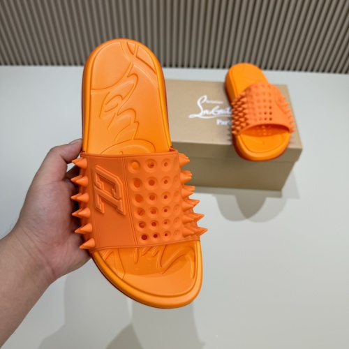 Cheap Christian Louboutin CL Slippers For Men #1207308 Replica Wholesale [$60.00 USD] [ITEM#1207308] on Replica Christian Louboutin CL Slippers