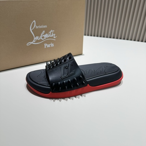 Cheap Christian Louboutin CL Slippers For Men #1207311 Replica Wholesale [$60.00 USD] [ITEM#1207311] on Replica Christian Louboutin CL Slippers