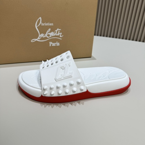 Cheap Christian Louboutin CL Slippers For Men #1207312 Replica Wholesale [$60.00 USD] [ITEM#1207312] on Replica Christian Louboutin CL Slippers