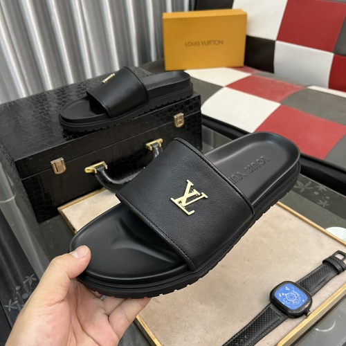 Cheap Louis Vuitton Slippers For Men #1207344 Replica Wholesale [$52.00 USD] [ITEM#1207344] on Replica Louis Vuitton Slippers