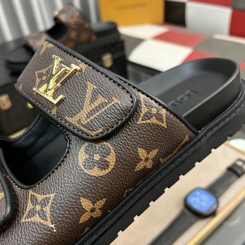 Cheap Louis Vuitton Slippers For Men #1207346 Replica Wholesale [$56.00 USD] [ITEM#1207346] on Replica Louis Vuitton Slippers