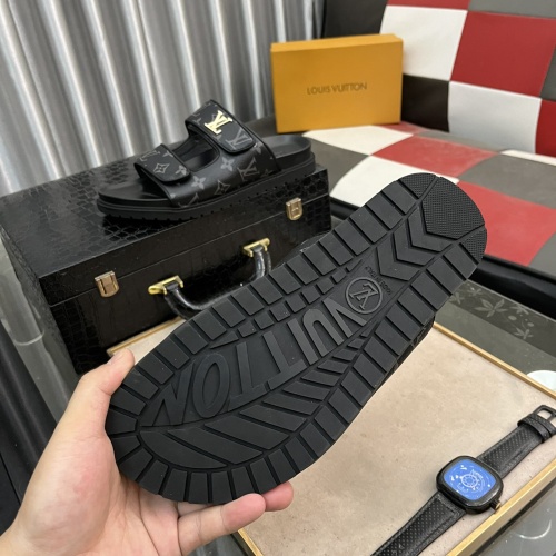 Cheap Louis Vuitton Slippers For Men #1207347 Replica Wholesale [$56.00 USD] [ITEM#1207347] on Replica Louis Vuitton Slippers