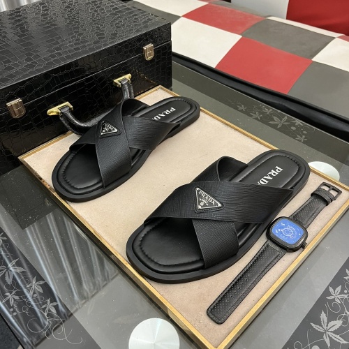 Cheap Prada Slippers For Men #1207350 Replica Wholesale [$48.00 USD] [ITEM#1207350] on Replica Prada Slippers