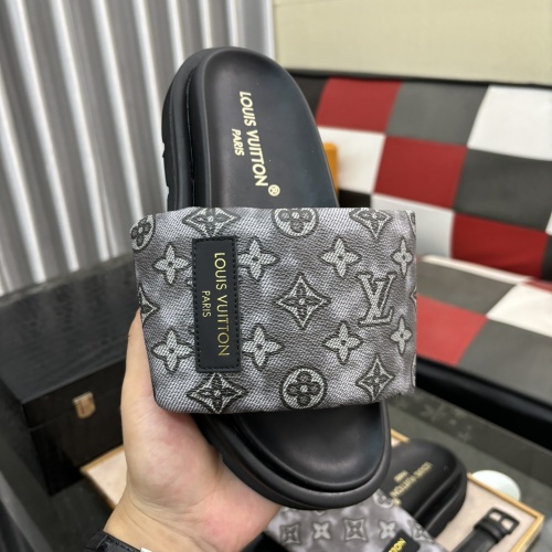 Cheap Louis Vuitton Slippers For Men #1207357 Replica Wholesale [$60.00 USD] [ITEM#1207357] on Replica Louis Vuitton Slippers