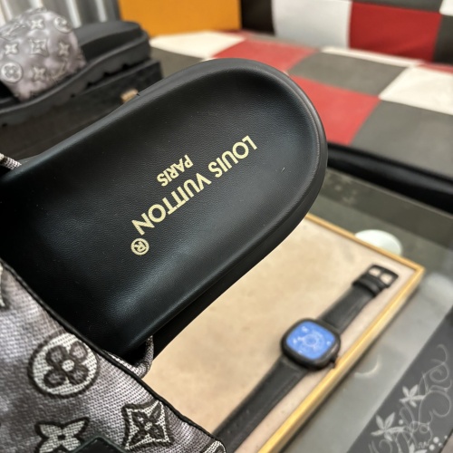 Cheap Louis Vuitton Slippers For Men #1207357 Replica Wholesale [$60.00 USD] [ITEM#1207357] on Replica Louis Vuitton Slippers