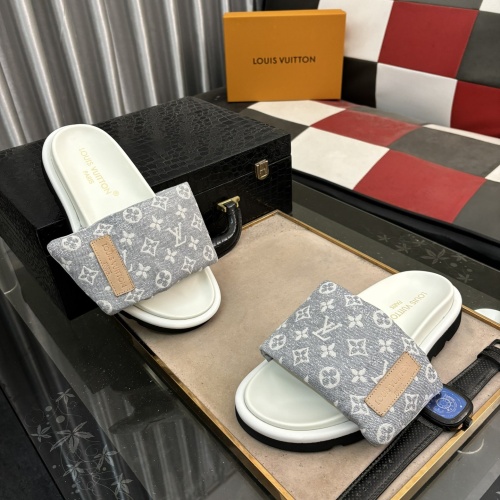 Cheap Louis Vuitton Slippers For Men #1207360 Replica Wholesale [$60.00 USD] [ITEM#1207360] on Replica Louis Vuitton Slippers