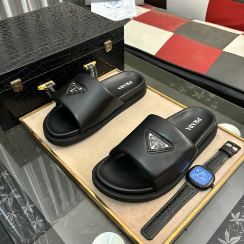 Cheap Prada Slippers For Men #1207376 Replica Wholesale [$56.00 USD] [ITEM#1207376] on Replica Prada Slippers