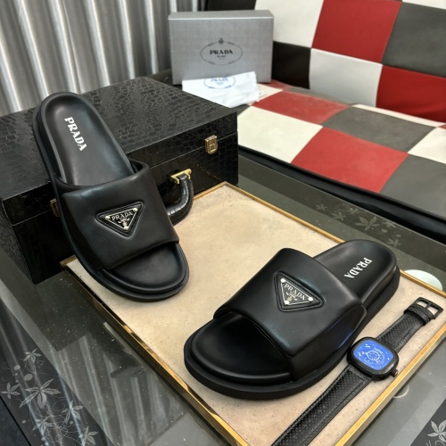 Cheap Prada Slippers For Men #1207376 Replica Wholesale [$56.00 USD] [ITEM#1207376] on Replica Prada Slippers