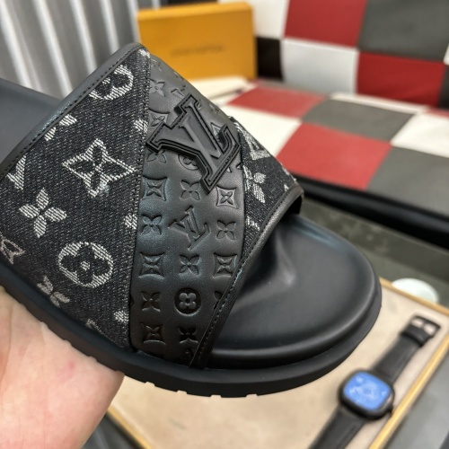 Cheap Louis Vuitton Slippers For Men #1207377 Replica Wholesale [$56.00 USD] [ITEM#1207377] on Replica Louis Vuitton Slippers