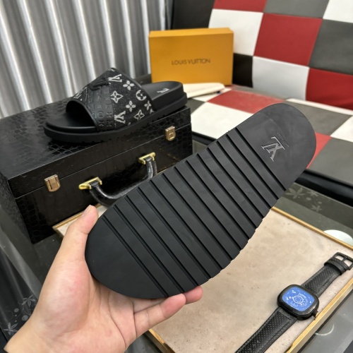 Cheap Louis Vuitton Slippers For Men #1207377 Replica Wholesale [$56.00 USD] [ITEM#1207377] on Replica Louis Vuitton Slippers