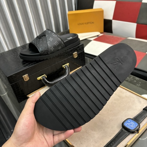 Cheap Louis Vuitton Slippers For Men #1207379 Replica Wholesale [$56.00 USD] [ITEM#1207379] on Replica Louis Vuitton Slippers