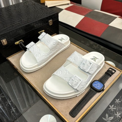 Cheap Louis Vuitton Slippers For Men #1207414 Replica Wholesale [$68.00 USD] [ITEM#1207414] on Replica 