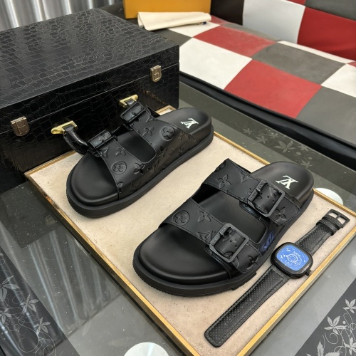 Cheap Louis Vuitton Slippers For Men #1207415 Replica Wholesale [$68.00 USD] [ITEM#1207415] on Replica Louis Vuitton Slippers