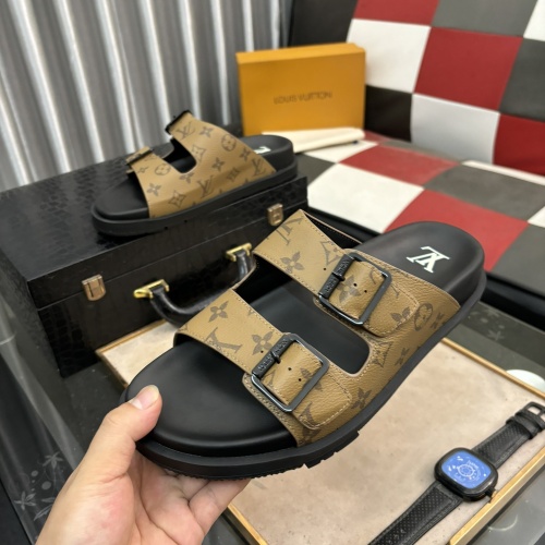 Cheap Louis Vuitton Slippers For Men #1207419 Replica Wholesale [$68.00 USD] [ITEM#1207419] on Replica Louis Vuitton Slippers