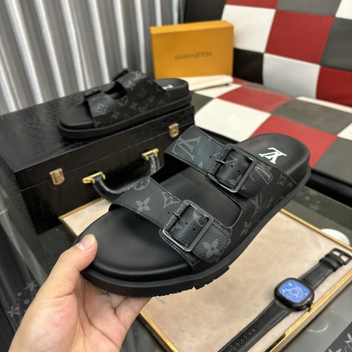 Cheap Louis Vuitton Slippers For Men #1207421 Replica Wholesale [$68.00 USD] [ITEM#1207421] on Replica Louis Vuitton Slippers