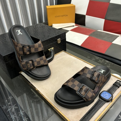 Cheap Louis Vuitton Slippers For Men #1207431 Replica Wholesale [$68.00 USD] [ITEM#1207431] on Replica Louis Vuitton Slippers