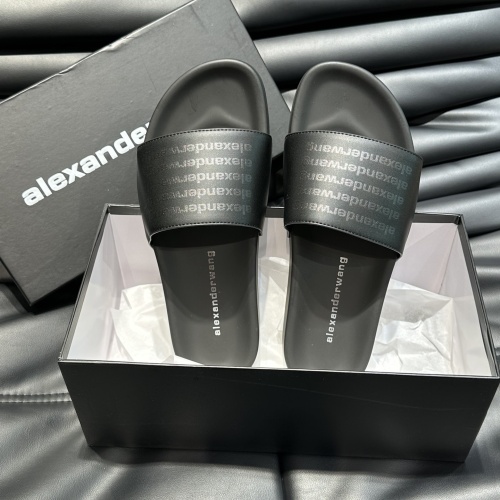 Cheap Alexander Wang Slippers For Men #1207478 Replica Wholesale [$64.00 USD] [ITEM#1207478] on Replica Alexander Wang Slippers