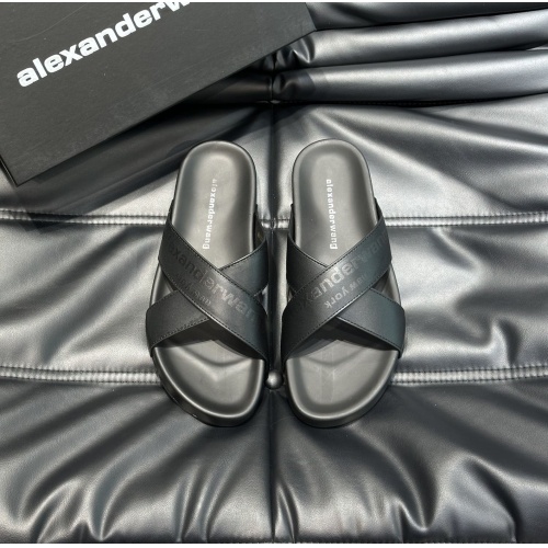 Cheap Alexander Wang Slippers For Men #1207480 Replica Wholesale [$64.00 USD] [ITEM#1207480] on Replica Alexander Wang Slippers