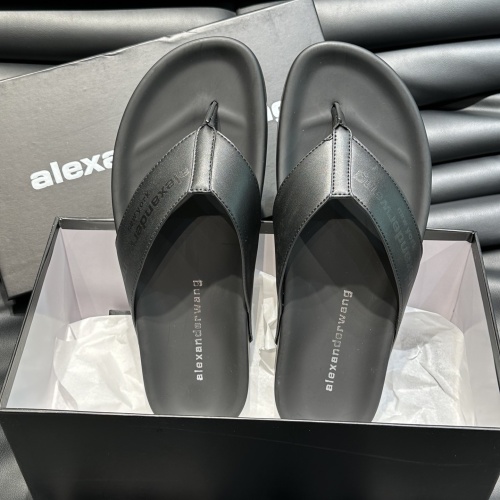 Cheap Alexander Wang Slippers For Men #1207482 Replica Wholesale [$64.00 USD] [ITEM#1207482] on Replica Alexander Wang Slippers