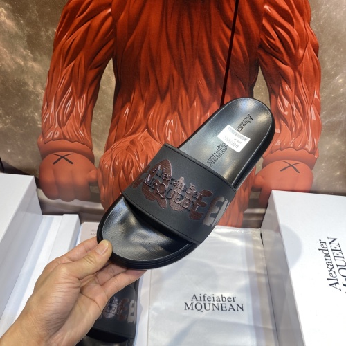 Cheap Alexander McQueen Slippers For Men #1207504 Replica Wholesale [$45.00 USD] [ITEM#1207504] on Replica Alexander McQueen Slippers