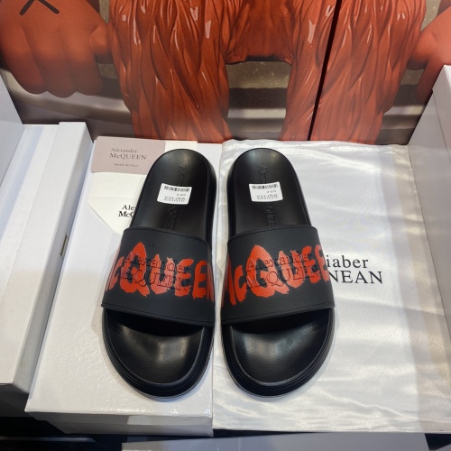 Cheap Alexander McQueen Slippers For Men #1207505 Replica Wholesale [$45.00 USD] [ITEM#1207505] on Replica Alexander McQueen Slippers