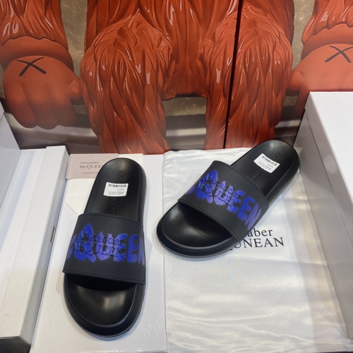 Cheap Alexander McQueen Slippers For Men #1207507 Replica Wholesale [$45.00 USD] [ITEM#1207507] on Replica Alexander McQueen Slippers