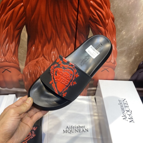 Cheap Alexander McQueen Slippers For Men #1207508 Replica Wholesale [$45.00 USD] [ITEM#1207508] on Replica Alexander McQueen Slippers