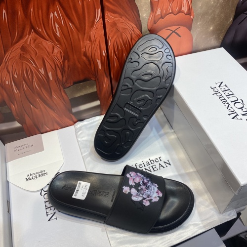 Cheap Alexander McQueen Slippers For Men #1207509 Replica Wholesale [$45.00 USD] [ITEM#1207509] on Replica Alexander McQueen Slippers