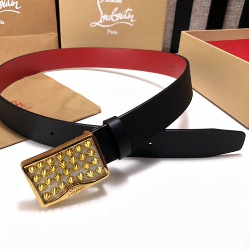 Cheap Christian Louboutin CL AAA Quality Belts For Men #1207525 Replica Wholesale [$80.00 USD] [ITEM#1207525] on Replica Christian Louboutin CL AAA Quality Belts