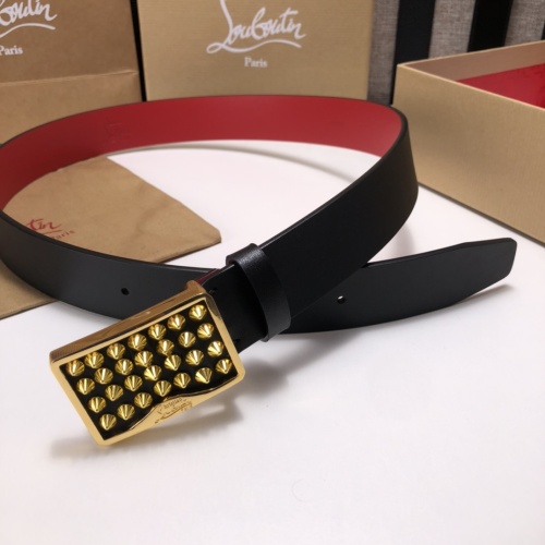 Cheap Christian Louboutin CL AAA Quality Belts For Men #1207526 Replica Wholesale [$80.00 USD] [ITEM#1207526] on Replica Christian Louboutin CL AAA Quality Belts