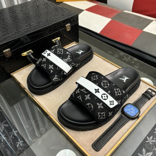 Cheap Louis Vuitton Slippers For Men #1207533 Replica Wholesale [$52.00 USD] [ITEM#1207533] on Replica Louis Vuitton Slippers