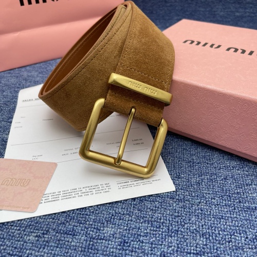 Cheap MIU MIU AAA Quality Belts For Women #1207547 Replica Wholesale [$85.00 USD] [ITEM#1207547] on Replica MIU MIU AAA Quality Belts