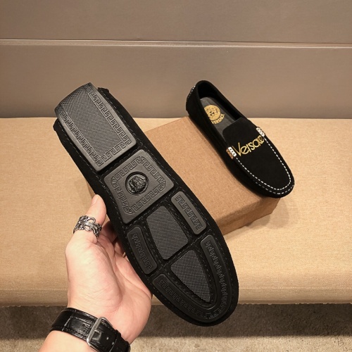 Cheap Versace Leather Shoes For Men #1207549 Replica Wholesale [$68.00 USD] [ITEM#1207549] on Replica Versace Leather Shoes