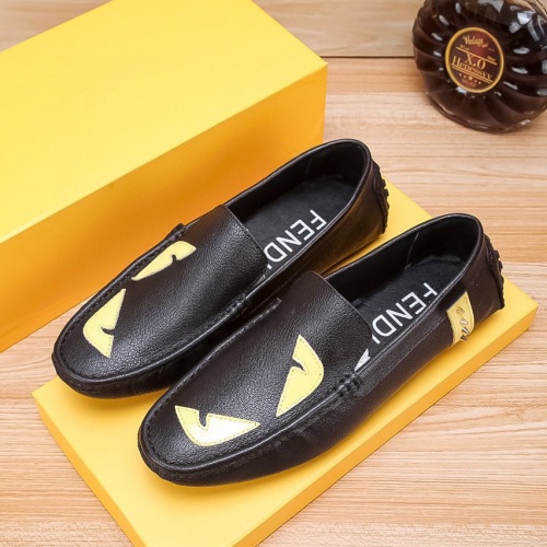 Cheap Fendi Leather Shoes For Men #1207554 Replica Wholesale [$72.00 USD] [ITEM#1207554] on Replica Fendi Leather Shoes