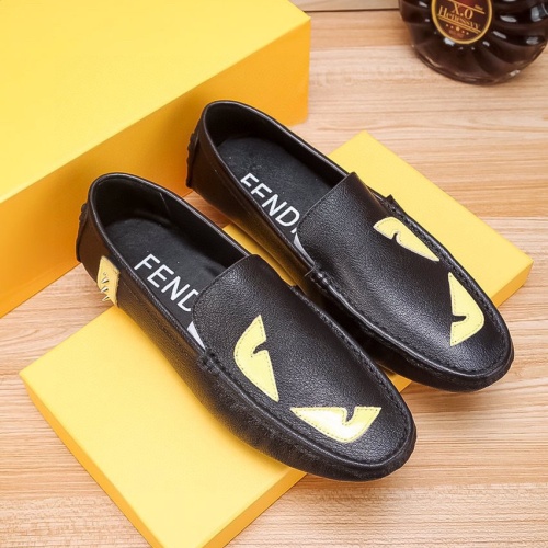 Cheap Fendi Leather Shoes For Men #1207554 Replica Wholesale [$72.00 USD] [ITEM#1207554] on Replica Fendi Leather Shoes