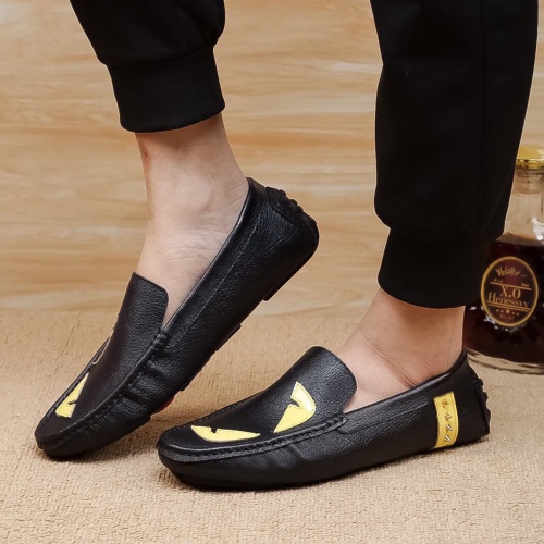 Cheap Fendi Leather Shoes For Men #1207554 Replica Wholesale [$72.00 USD] [ITEM#1207554] on Replica Fendi Leather Shoes