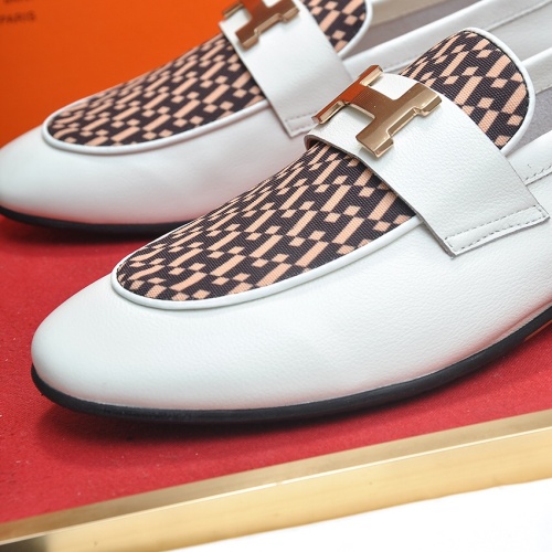 Cheap Hermes Leather Shoes For Men #1207612 Replica Wholesale [$100.00 USD] [ITEM#1207612] on Replica Hermes Leather Shoes