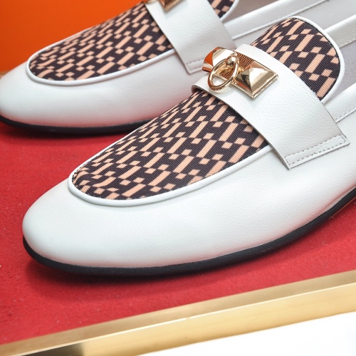 Cheap Hermes Leather Shoes For Men #1207616 Replica Wholesale [$100.00 USD] [ITEM#1207616] on Replica Hermes Leather Shoes