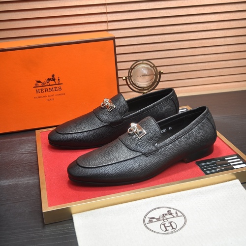 Cheap Hermes Leather Shoes For Men #1207621 Replica Wholesale [$102.00 USD] [ITEM#1207621] on Replica Hermes Leather Shoes