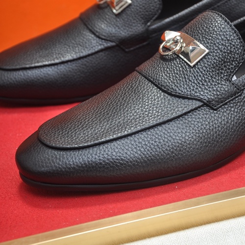 Cheap Hermes Leather Shoes For Men #1207621 Replica Wholesale [$102.00 USD] [ITEM#1207621] on Replica Hermes Leather Shoes