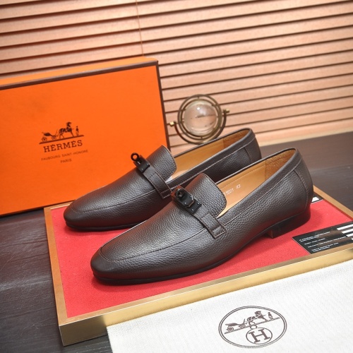 Cheap Hermes Leather Shoes For Men #1207623 Replica Wholesale [$102.00 USD] [ITEM#1207623] on Replica Hermes Leather Shoes