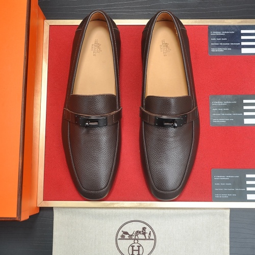 Cheap Hermes Leather Shoes For Men #1207623 Replica Wholesale [$102.00 USD] [ITEM#1207623] on Replica Hermes Leather Shoes