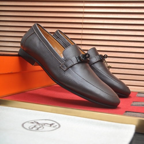 Cheap Hermes Leather Shoes For Men #1207623 Replica Wholesale [$102.00 USD] [ITEM#1207623] on Replica Hermes Leather Shoes