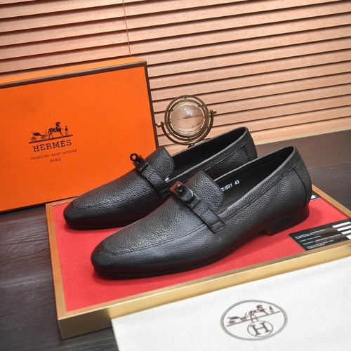 Cheap Hermes Leather Shoes For Men #1207624 Replica Wholesale [$102.00 USD] [ITEM#1207624] on Replica Hermes Leather Shoes