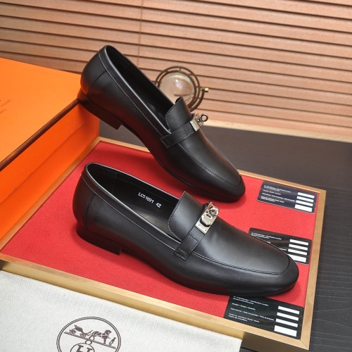 Cheap Hermes Leather Shoes For Men #1207626 Replica Wholesale [$102.00 USD] [ITEM#1207626] on Replica Hermes Leather Shoes