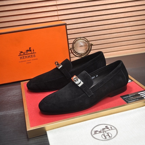 Cheap Hermes Leather Shoes For Men #1207627 Replica Wholesale [$102.00 USD] [ITEM#1207627] on Replica Hermes Leather Shoes