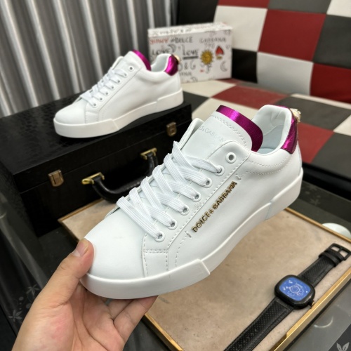 Cheap Dolce &amp; Gabbana D&amp;G Casual Shoes For Women #1207780 Replica Wholesale [$76.00 USD] [ITEM#1207780] on Replica Dolce &amp; Gabbana D&amp;G Casual Shoes